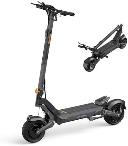 Ausom 2000W Dual Motor Folding Electric Scooter for Adults, Off Road Dual Motor E-Scooter with E-ABS and Dual Disc Brakes, 40Mph Top Speed, 56 Miles Max Range - Image 1