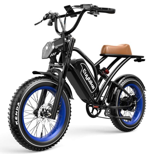 Euybike S4 Moped-Style Fat Tire Electric Bike - Image 1
