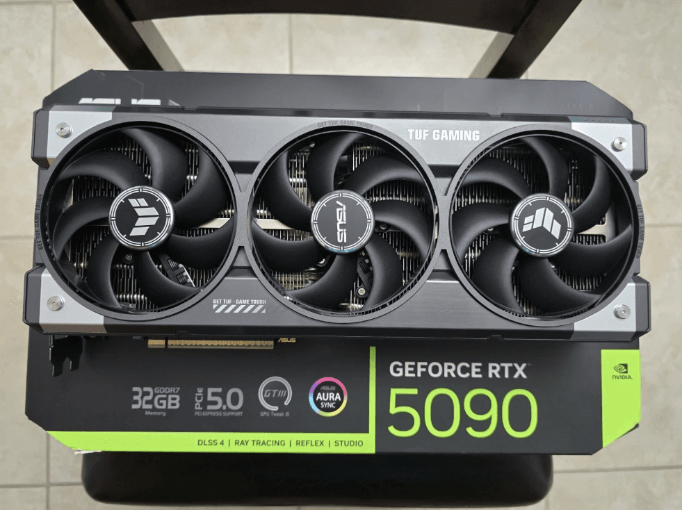 ASUS TUF Gaming NVIDIA GeForce RTX 5090 32GB GDDR7 AI Graphics Card - Image 1