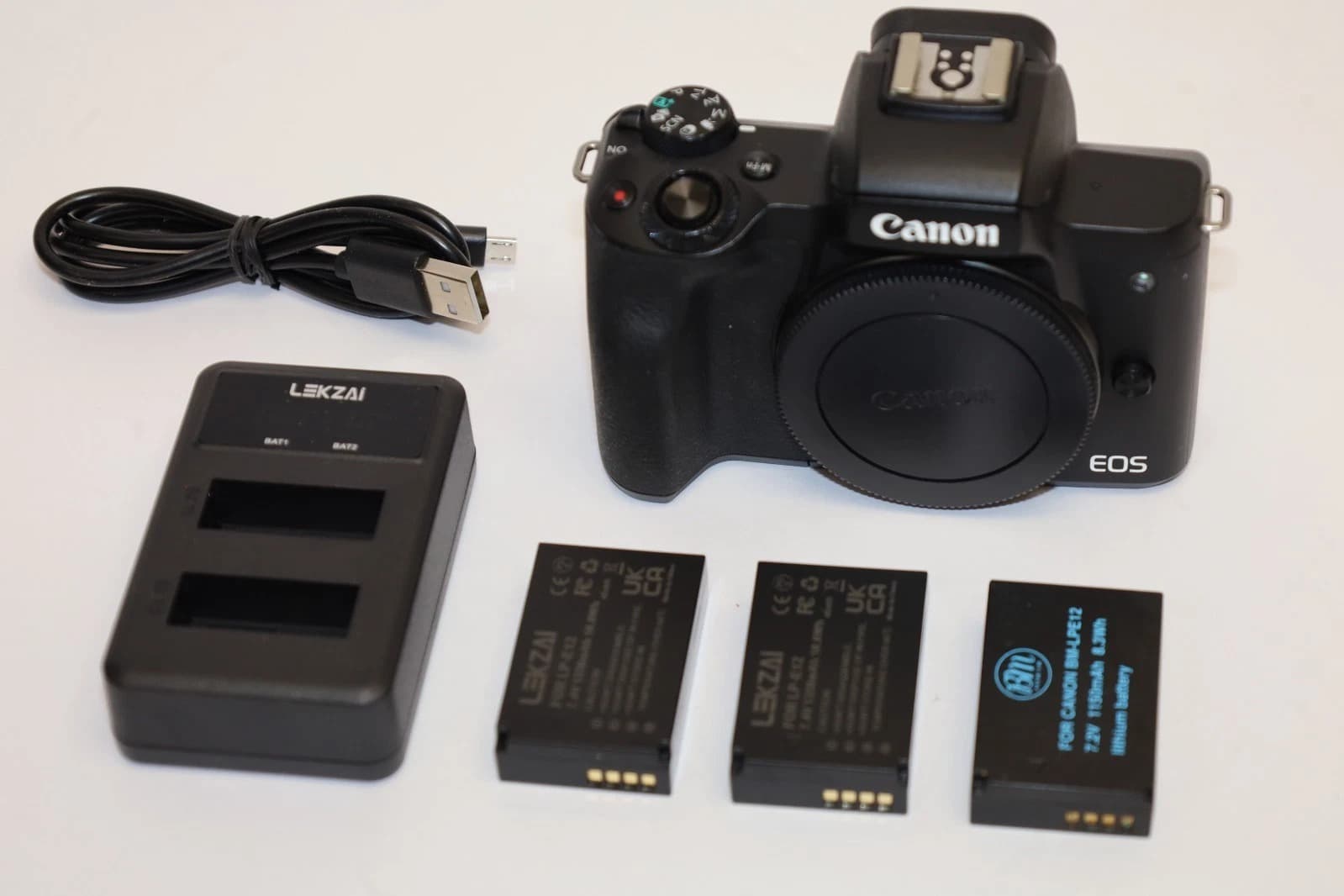 Canon EOS M50 Mirrorless Camera Body ( Shutter count only 4k ) - Image 1