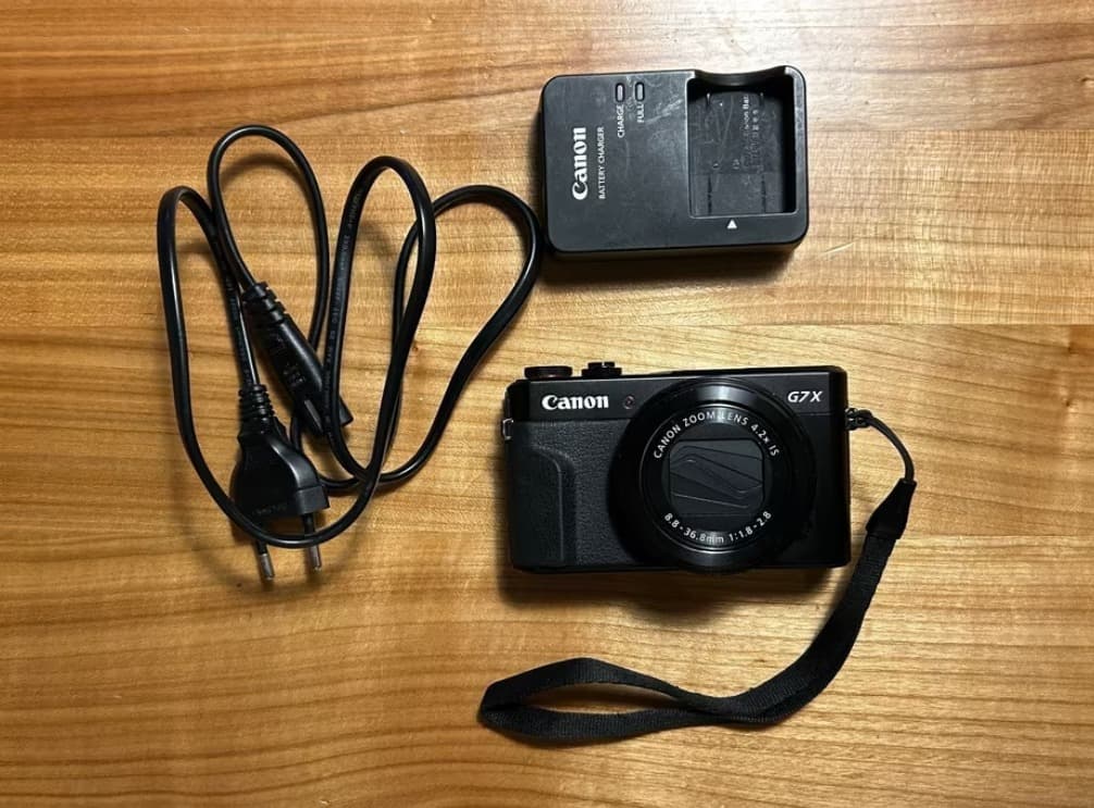 Canon PowerShot G7 X Mark II Digital Camera – Black - Image 1