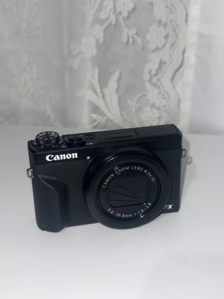Canon powershot G7X MARK III Black Compact Digital Camera with the Original box - Image 1