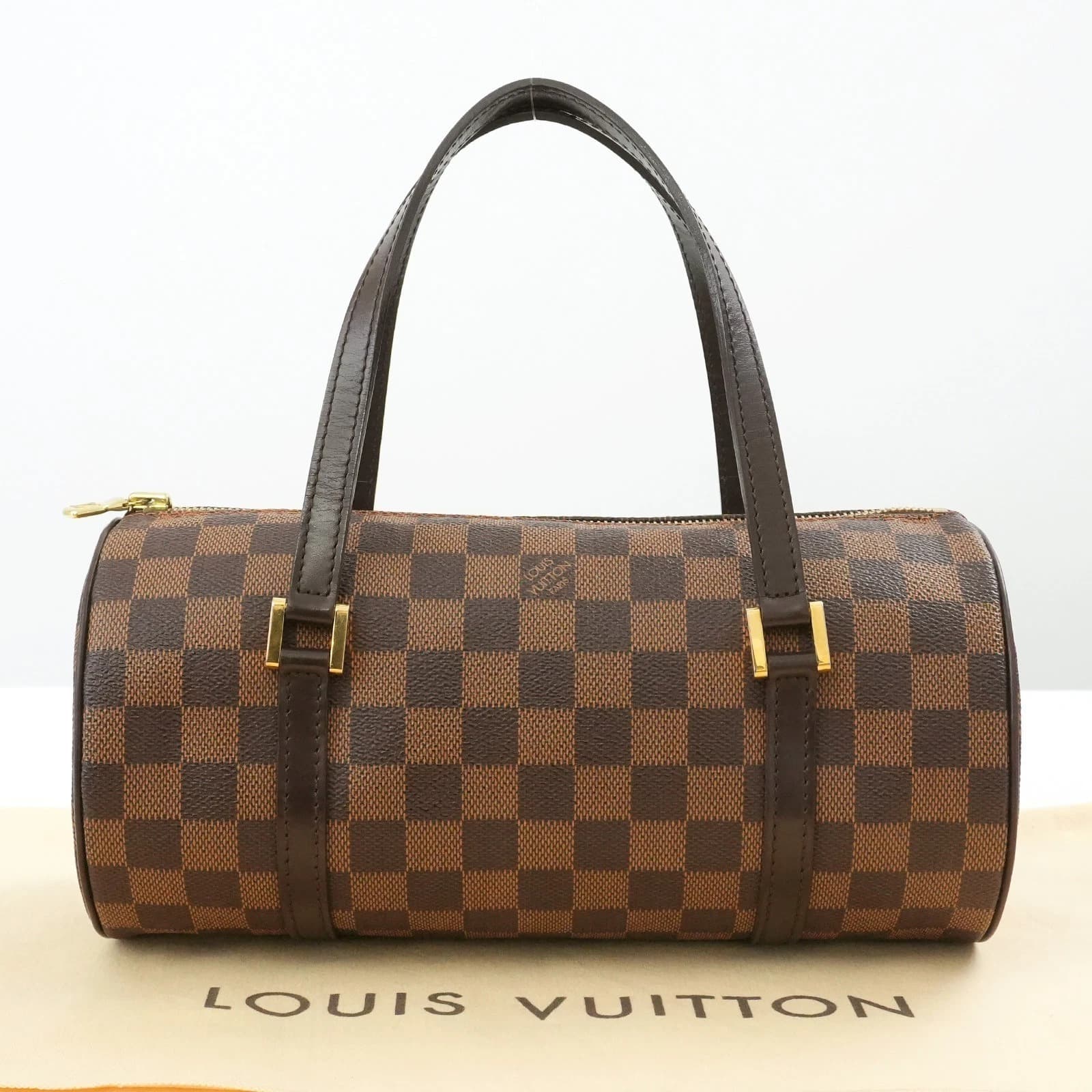 LOUIS VUITTON LV Damier Papillon 30 N51303 Hand Bag Brown SP0033 Auth #54594A - Image 1