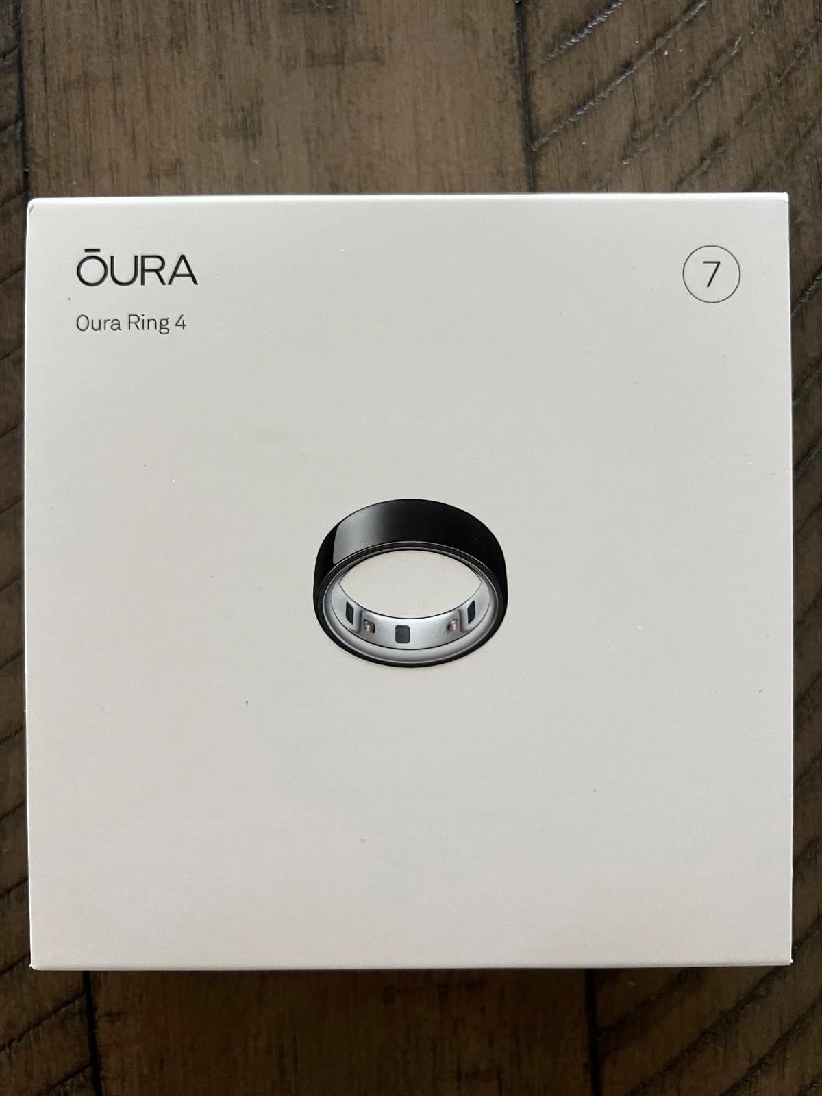 Oura Ring Gen 4 Smart Ring Size 7 Activity Tracker BLACK - New/Sealed! - Image 1