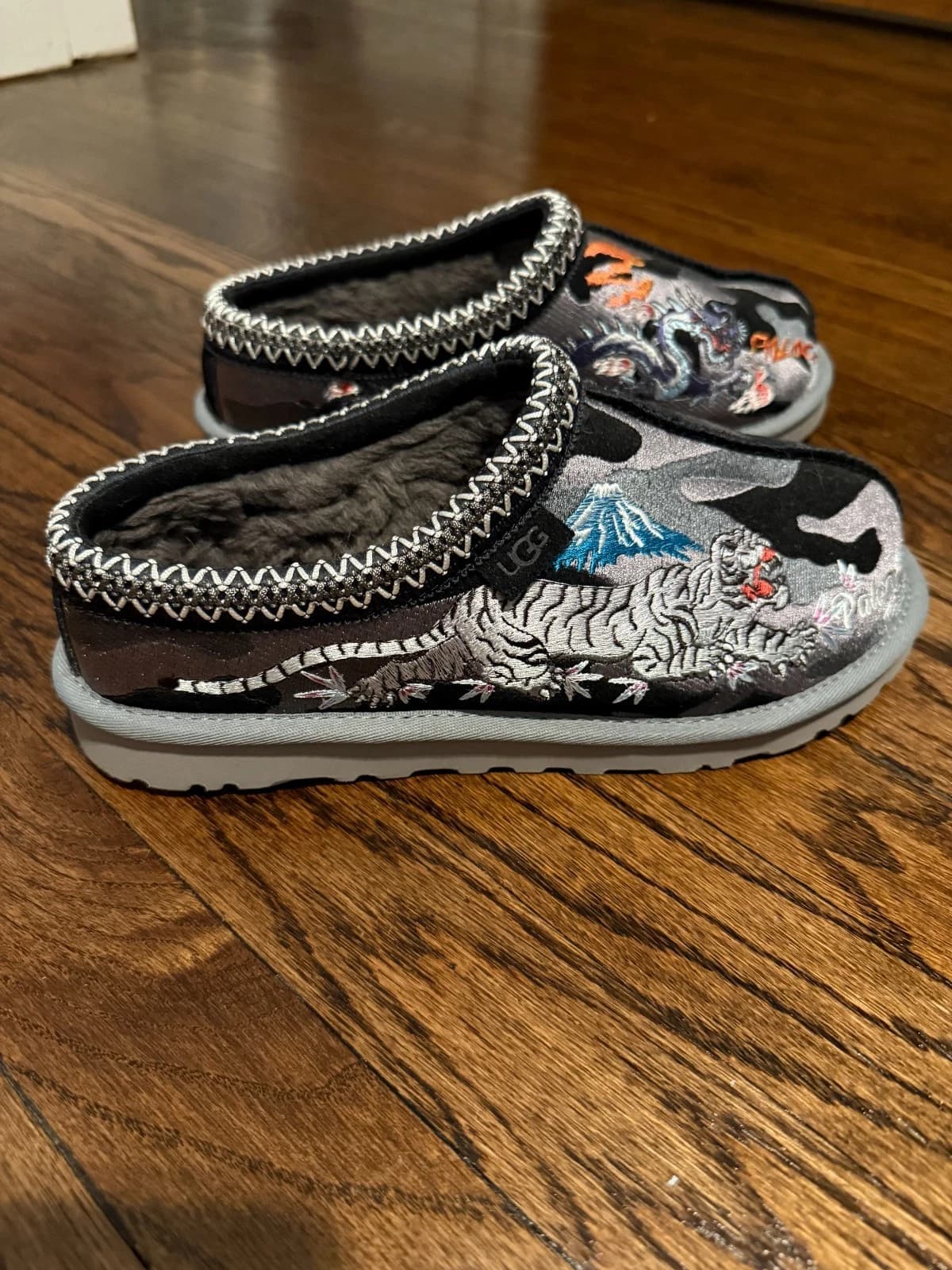 Palace Tasman Ugg Black Camo Mens 7 NEW With Box - Image 1