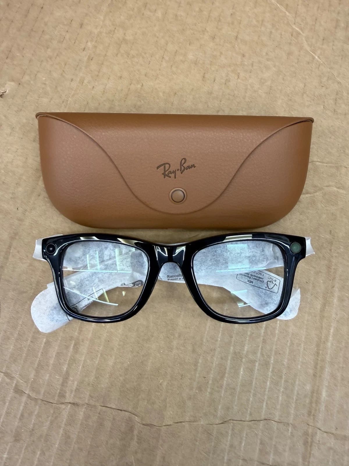 Ray-Ban Meta Wayfarer Gen 2 Shiny Black Transitions | SIZE 50 | New No Box - Image 1