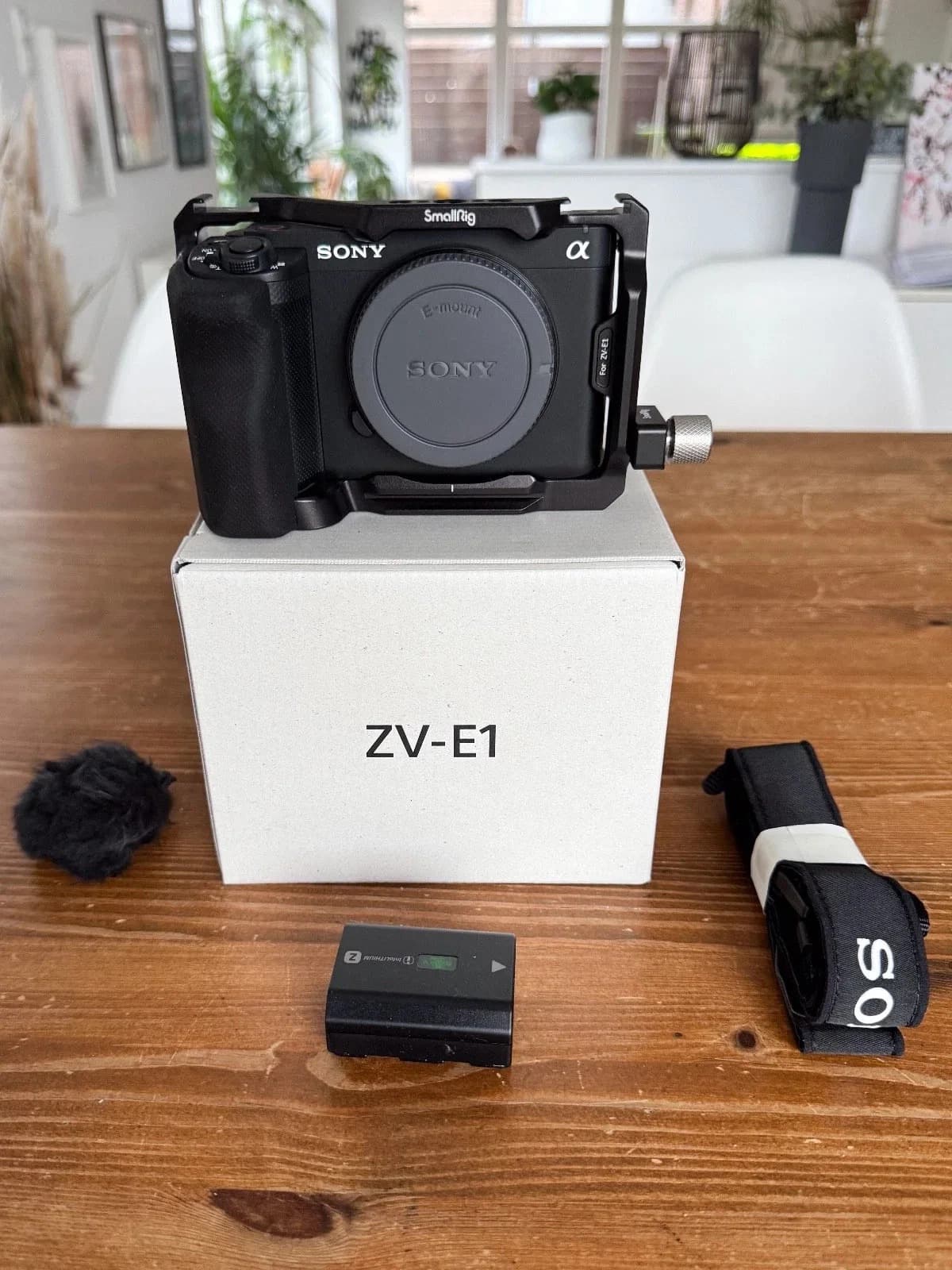 Sony ZV-E1 12.1MP Full-Frame Mirrorless Camera – Black + Extras - Image 1