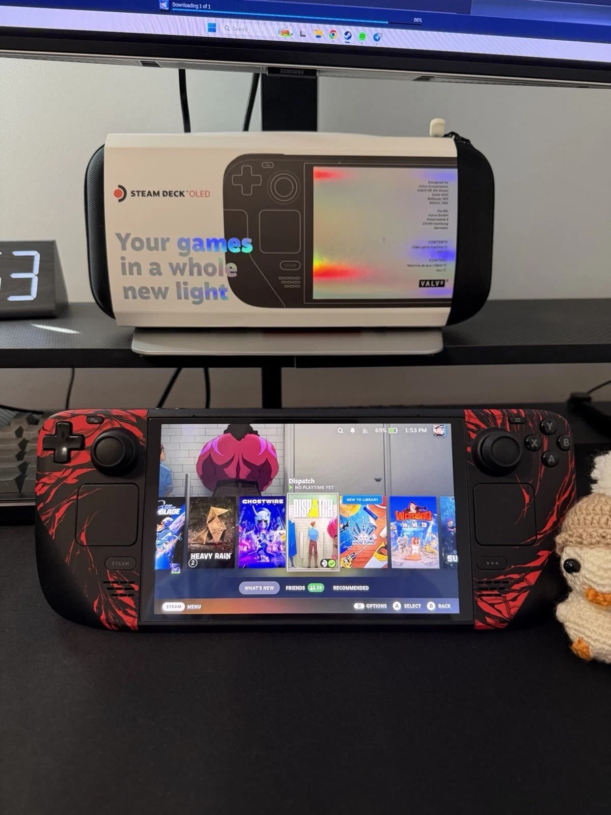 Steam Deck OLED 5Stea12gb (Excellent Condition) 400gb Sandisk Card - Image 1