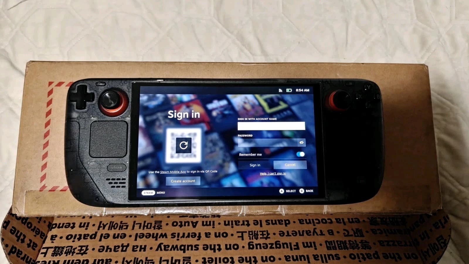 Steam Deck OLED Limited Edition – Transparent Smoke | 2TB SSD - Image 1