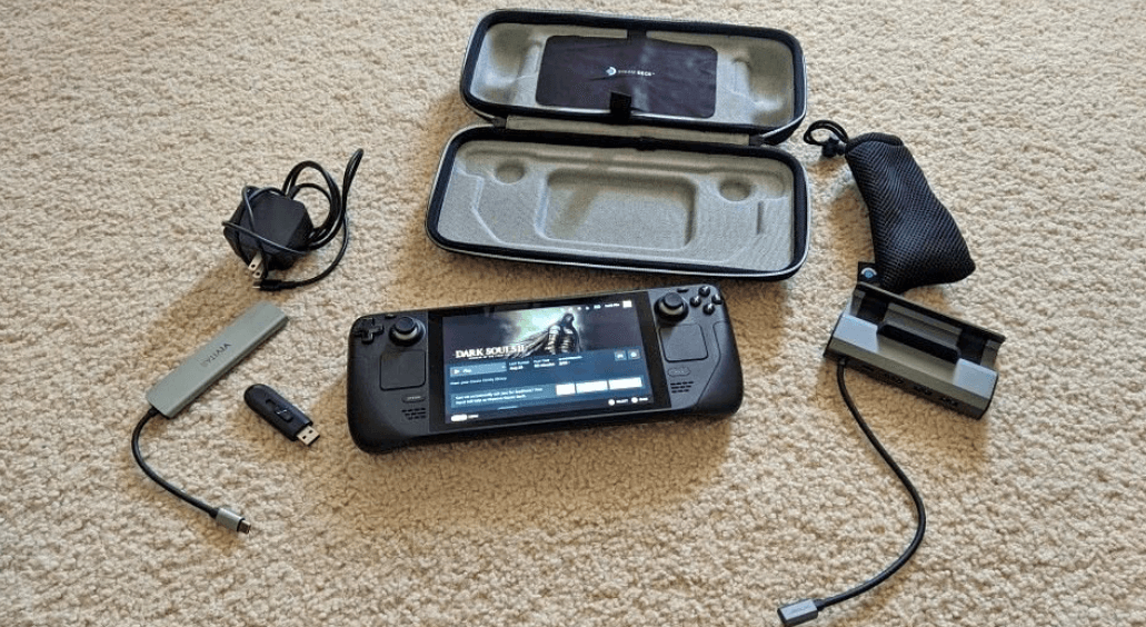 Valve Steam Deck 1TB LCD Model with Dock & Accessories - Image 1