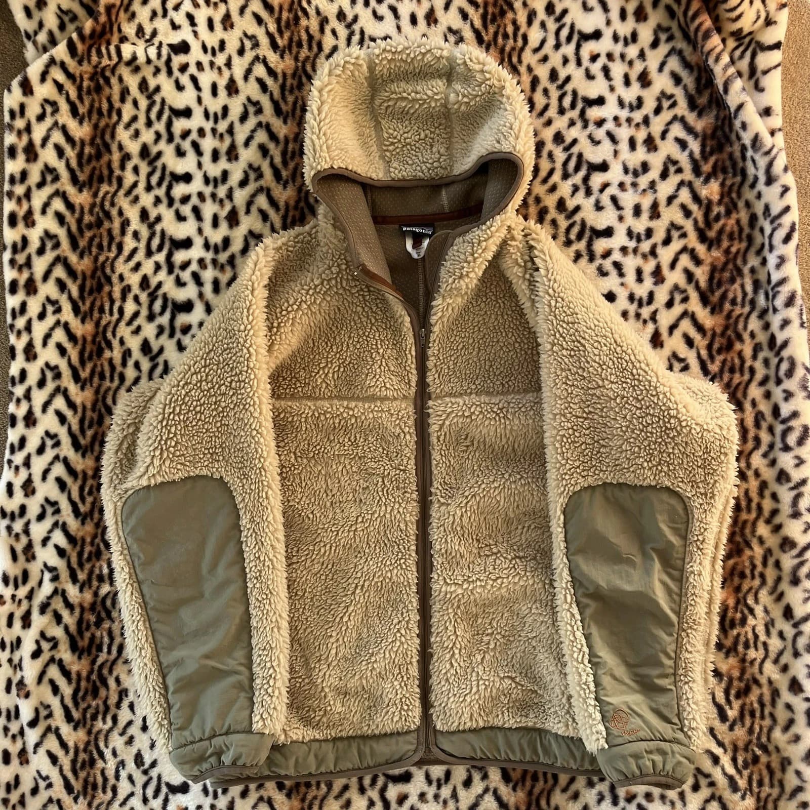 Vintage oatmeal Patagonia Rhythm Jacket 2004 Mens - Image 1